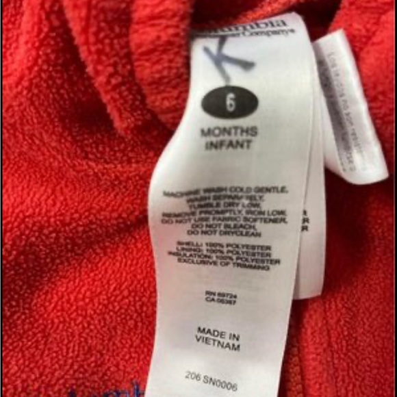 Columbia 6 month bunting bag - Picture 2 of 2